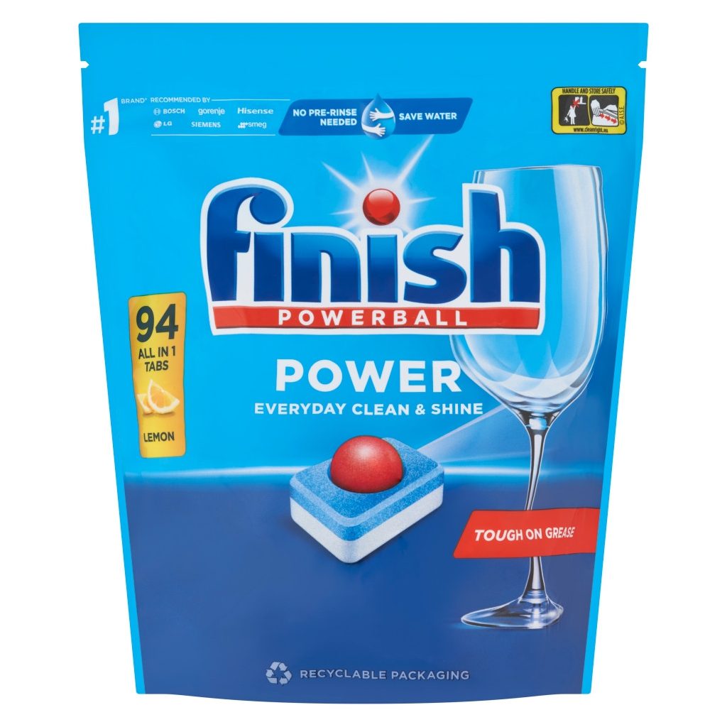 Finish Power All in 1 mosogatógép-tabletta, Lemon (94 db)