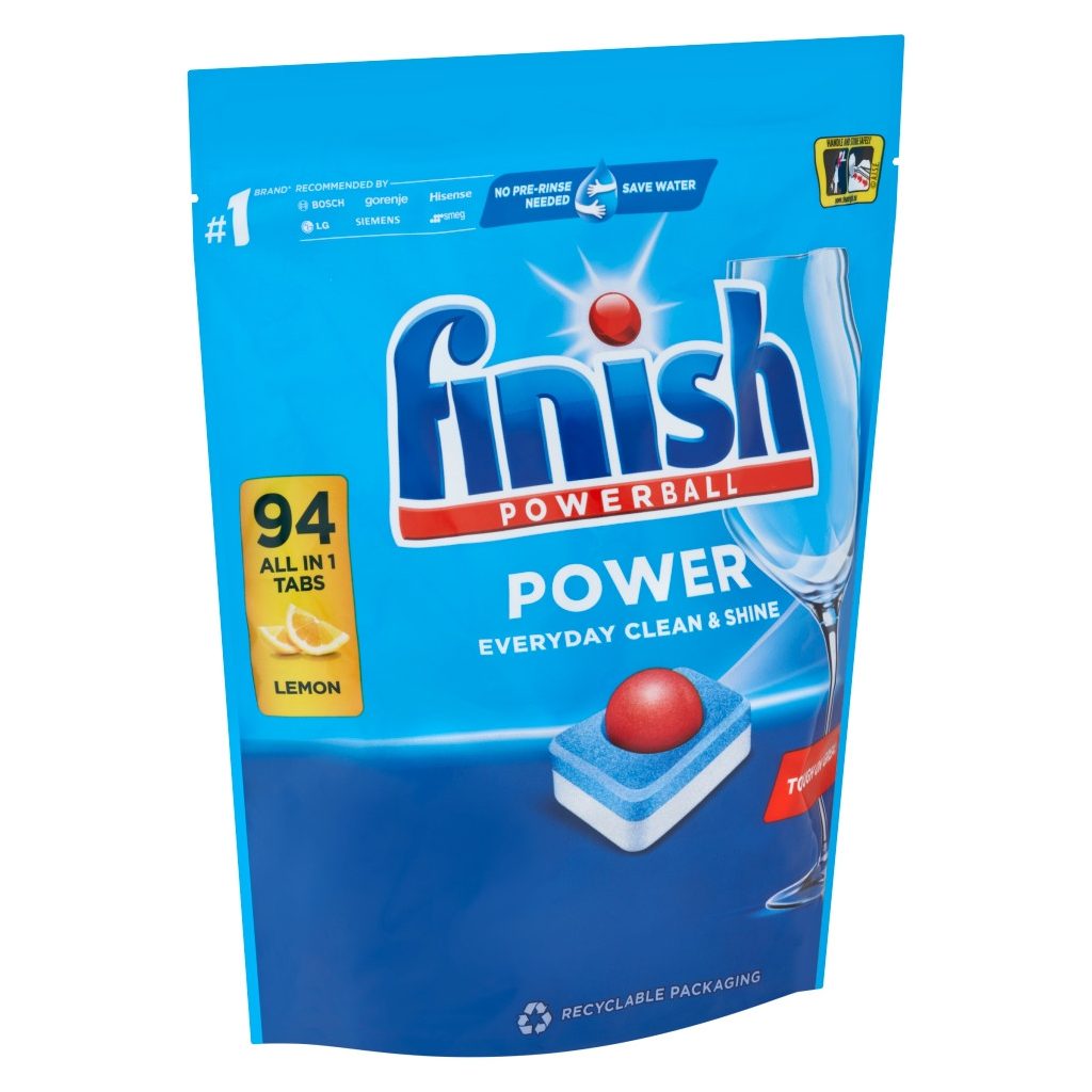 Finish Power All in 1 mosogatógép-tabletta, Lemon (94 db)