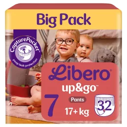 Libero Up&Go 7 bugyipelenka, 17+ kg, 32 db