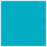 Kék papír parti szalvéta - 33x33 cm (20 db)