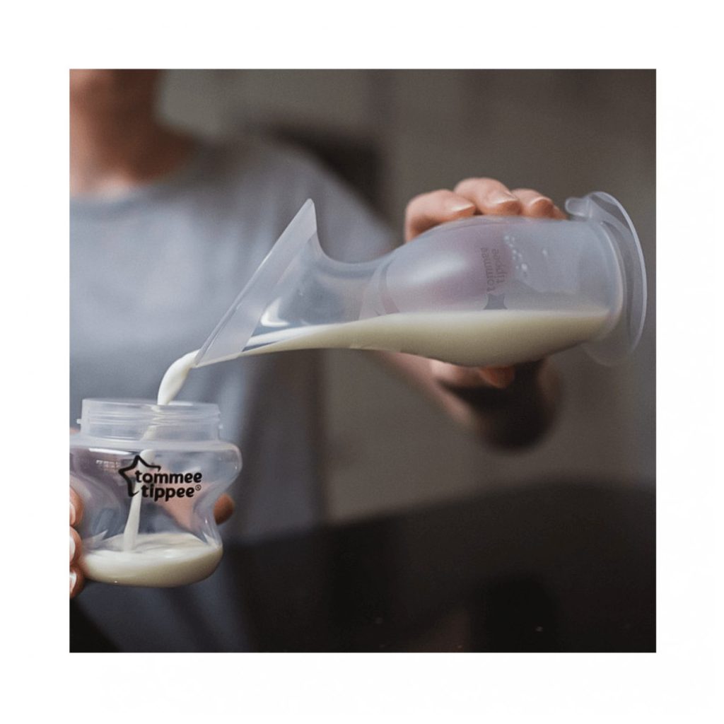 Tommee Tippee Made For Me szilikon mellszívó, anyatej tárolóval és sterilizáló zacskóval