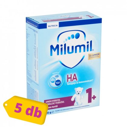 MEGSZŰNT - Milumil HA Junior gyerekital hidrolizált fehérjével 12 hó+ (5x500 g)