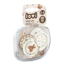 LOVI Világító szilikon dinamikus cumi TEDDYLOVE 0-6 hó, 2db