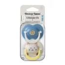 Tommee Tippee Ultimate Fit nyugtató cumi sterilizáló tokkal 18-36 hó 2 db (fiús)