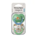 Tommee Tippee Ultimate Fit nyugtató cumi sterilizáló tokkal 18-36 hó 2 db (fiús)