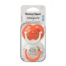 Tommee Tippee Ultimate Fit nyugtató cumi sterilizáló tokkal 18-36 hó 2 db (lányos)