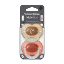 Tommee Tippee Night Glow éjszakai nyugtató cumi sterilizáló tokkal 6-18 hó 2 db