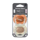 Tommee Tippee Night Glow éjszakai nyugtató cumi sterilizáló tokkal 0-6 hó 2 db