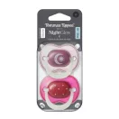 Tommee Tippee Night Glow éjszakai nyugtató cumi sterilizáló tokkal 18-36 hó 2 db