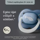 Tommee Tippee Night Glow éjszakai nyugtató cumi sterilizáló tokkal 18-36 hó 2 db