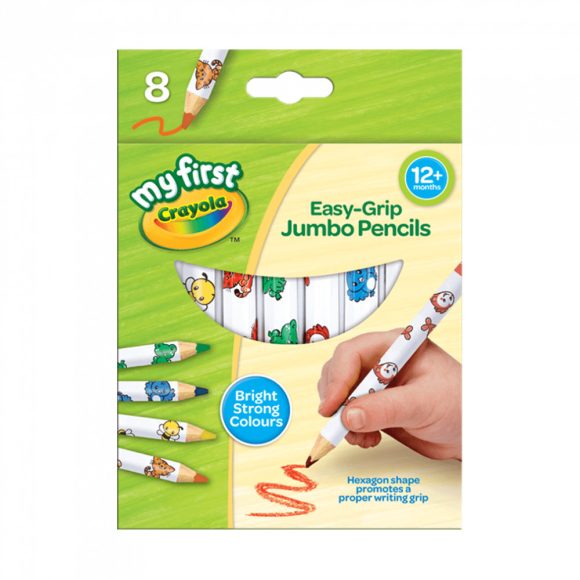 Crayola Mini Kids vastag testű színes natúr, állatmintás ceruza 8 db 