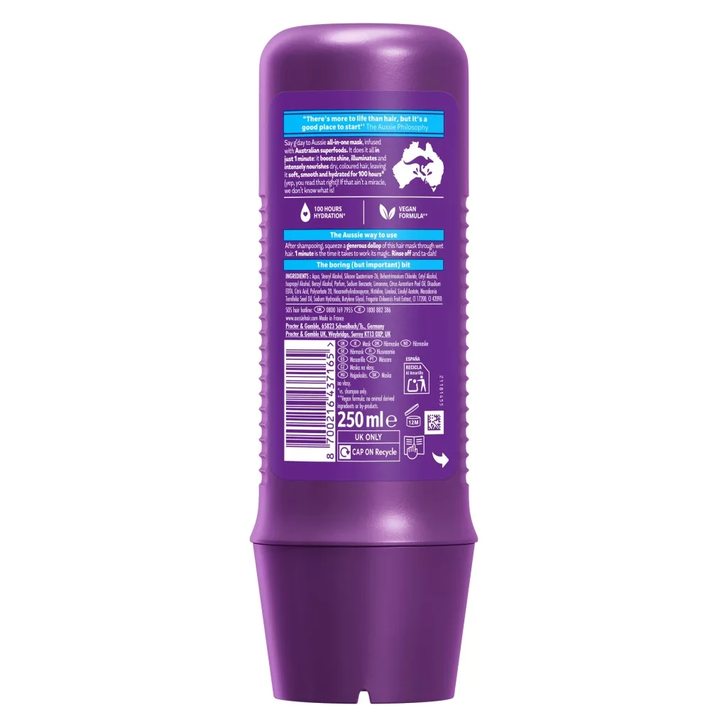Aussie SOS Blonde hajpakolás (250 ml)