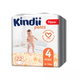 Kindii bugyipelenka 4-es méret, 9-15 kg (22 db)