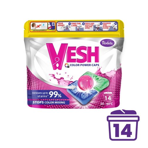 Violeta VESH mosókapszula színes ruhákhoz (14 db)