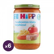  Hipp BIO paradicsomos tészta borjúhússal, 12 hó+ (6x220 g)