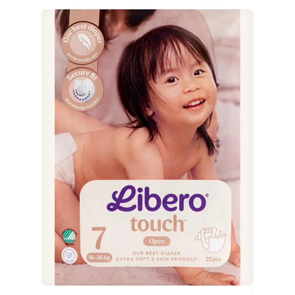 Libero Touch 7 pelenka, 16-26 kg, 25 db