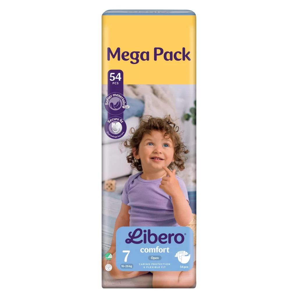 Libero Comfort 7 pelenka, 16-26 kg, 54 db