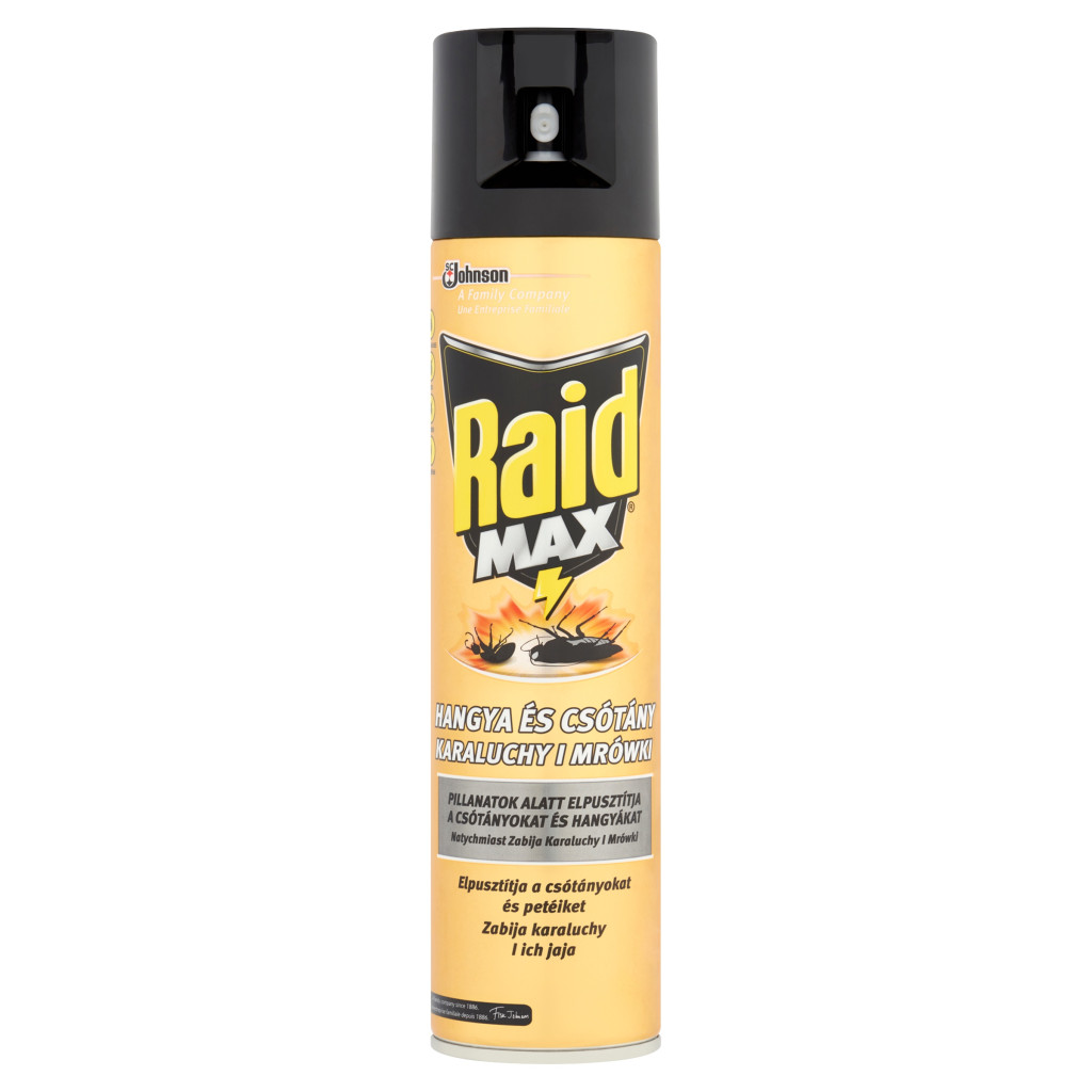 Raid Max csótány- és hangyairtó aeroszol (400 ml)