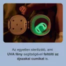 Tommee Tippee Night Glow Pod UV sterilizáló és fénytöltő tok Ultra Light cumival