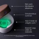 Tommee Tippee Night Glow Pod UV sterilizáló és fénytöltő tok Ultra Light cumival