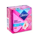 Libresse Ultra+ Deo Freshness & Protection enyhén illatosított szárnyas egészségügyi betét (10 db)