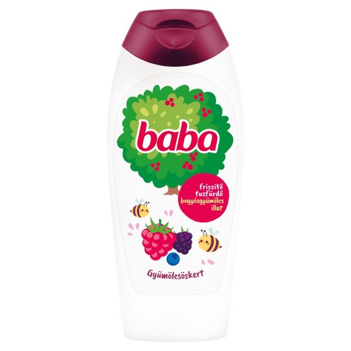 Baba Gyümölcsöskert frissítő tusfürdő bogyósgyümölcs illattal (400 ml)