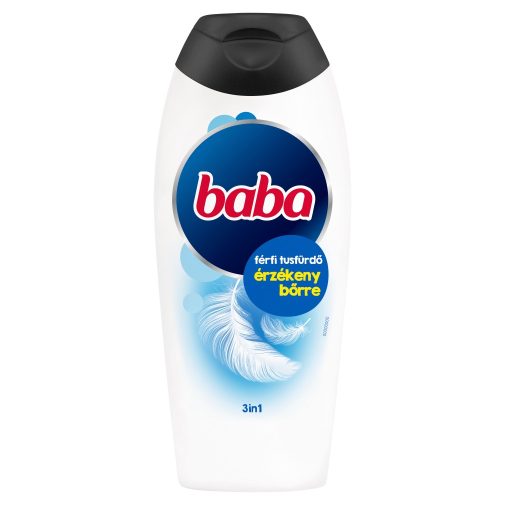 Baba 3in1 férfi tusfürdő érzékeny bőrre (400 ml)