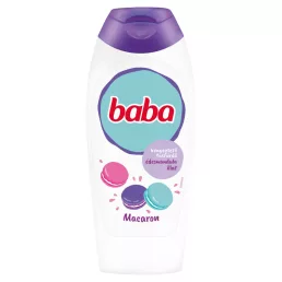   Baba kényeztető tusfürdő édesmandula illat - Macaron (400 ml)