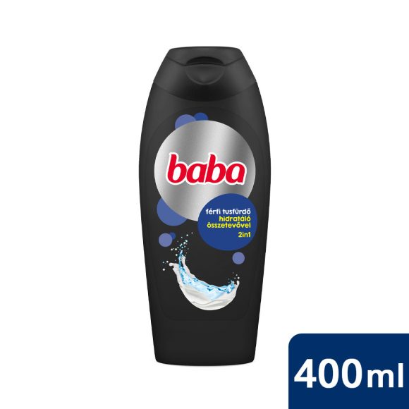 Baba férfi tusfürdő hidratáló összetevővel 2 in 1 (400 ml)