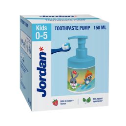 Jordan Kids pumpás fogkrém 0-5 évesek számára 150 ml