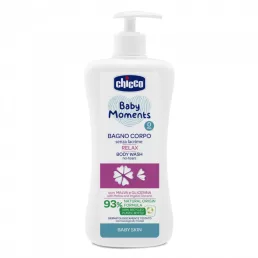   Chicco Könnymentes fürdető újszülött kortól mályvakivonattal, 93%-ban természetes összetevőkkel (500 ml)