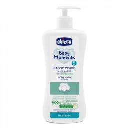   Chicco Könnymentes fürdető újszülött kortól gyapotkivonattal, 93%-ban természetes összetevőkkel (500 ml)