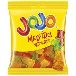 Jojo Macik vegyes gyümölcsízű gumicukorka (80g)