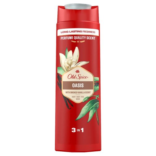 Old Spice Oasis 3 az 1-ben tusfürdő és sampon férfiaknak (400 ml)
