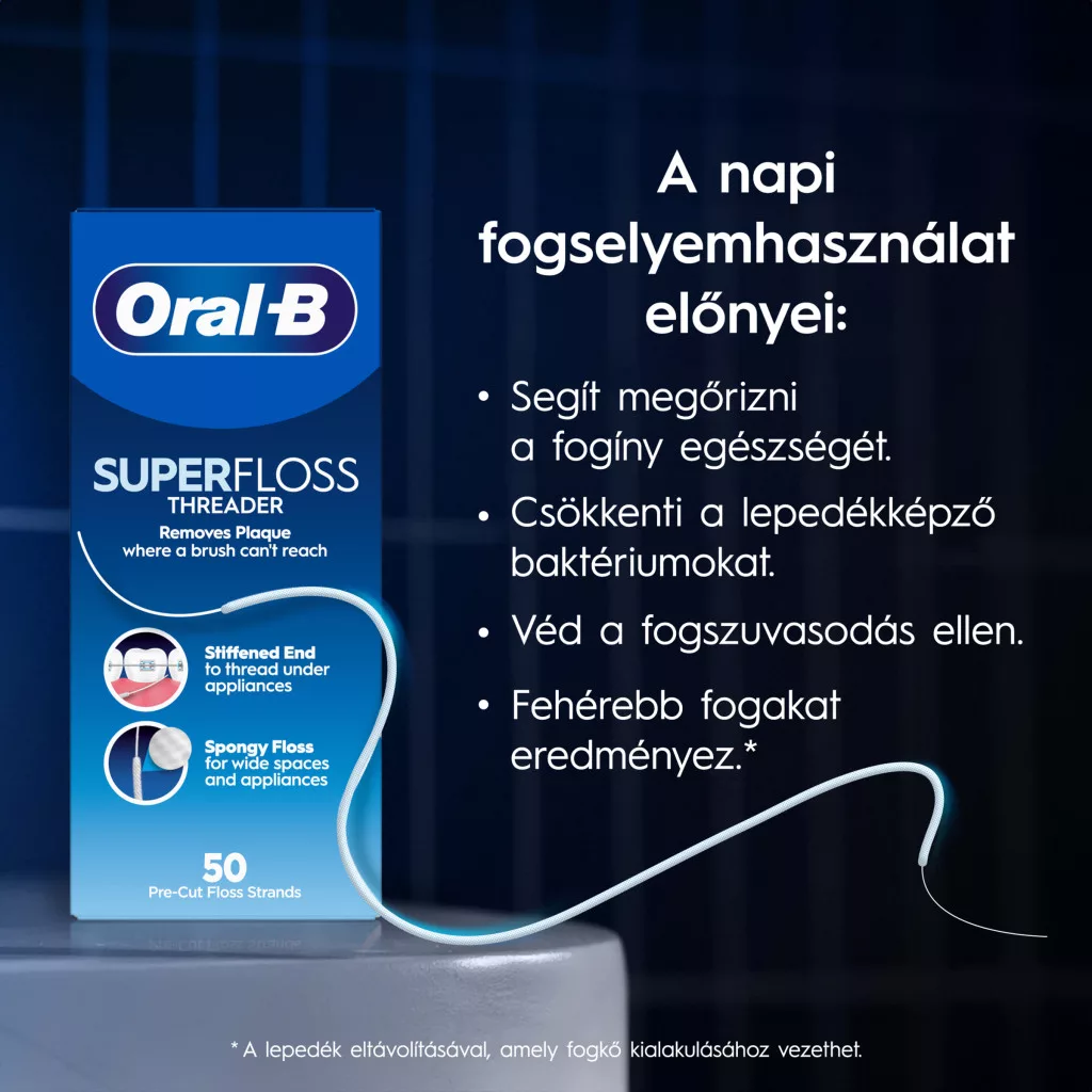 Oral-B Superfloss fogselyem 50 db