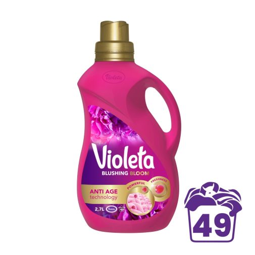 Violeta Blushing Bloom mosógél károsodott ruhákhoz, 2700 ml (49 mosás)