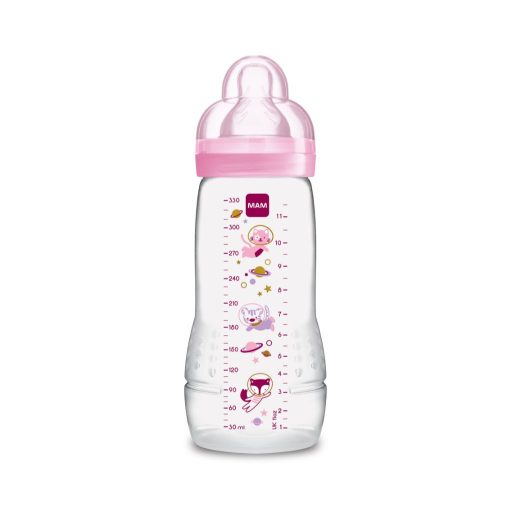 MAM Easy Active Műanyag cumisüveg 330 ml (lányos)
