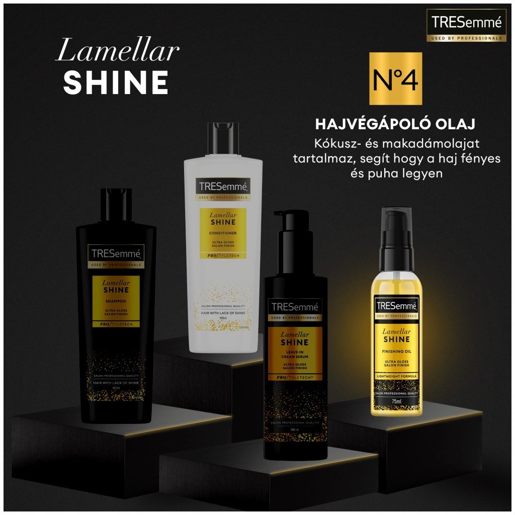 TRESemmé Lamellar Shine hajvégápoló olaj (75 ml)