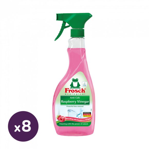 Frosch vízkőoldó spray málnaecettel 8x500 ml
