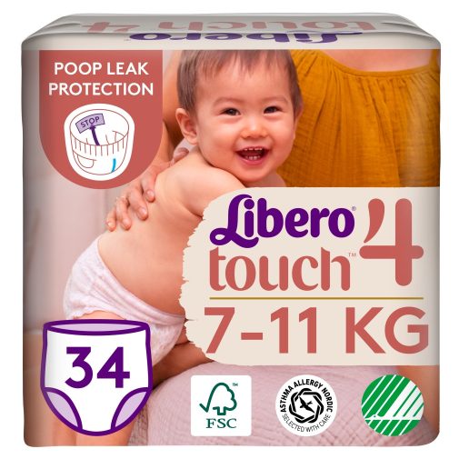 Libero Touch 4 bugyipelenka, 7-11 kg, 34 db