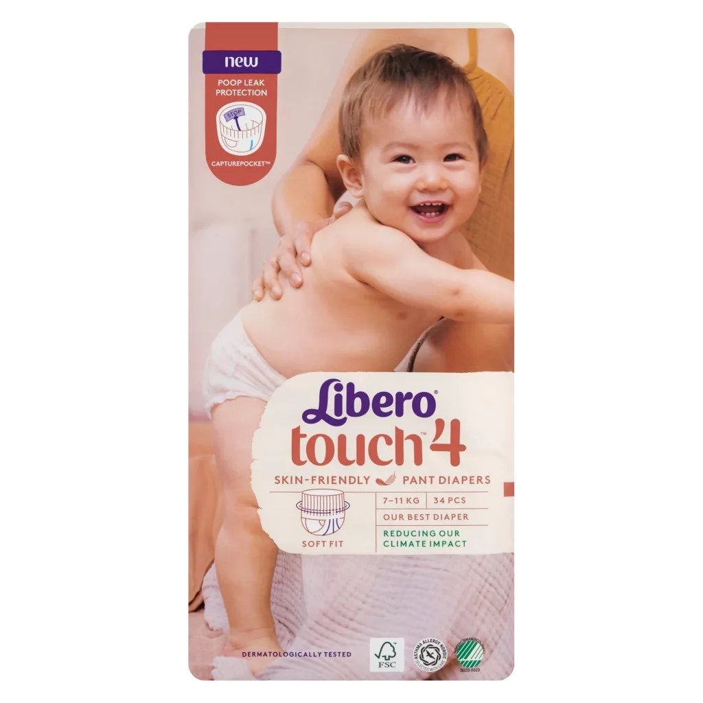 Libero Touch 4 bugyipelenka, 7-11 kg, 34 db