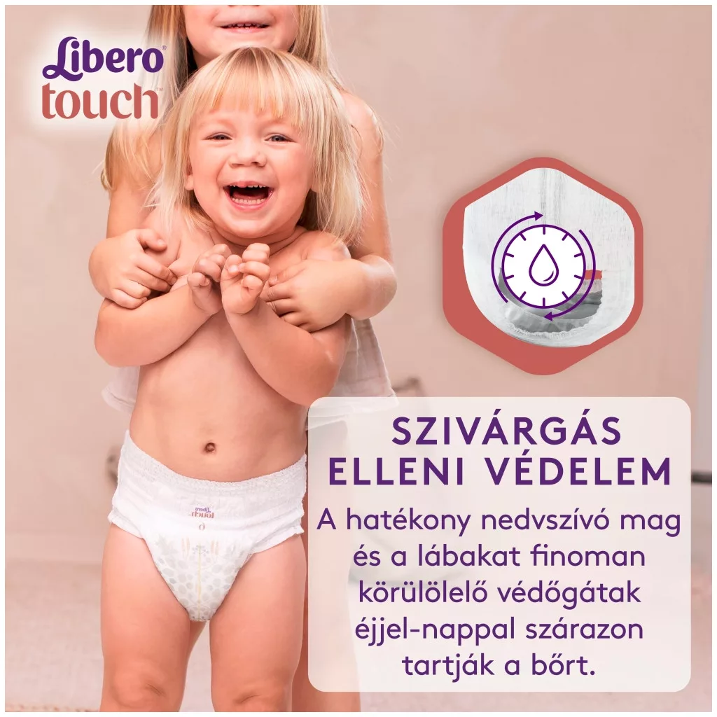 Libero Touch 4 bugyipelenka, 7-11 kg, 34 db