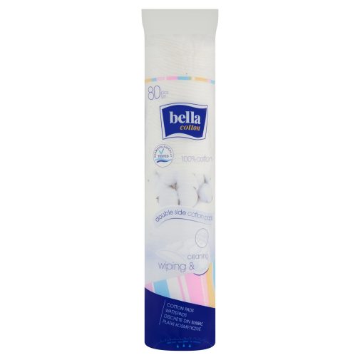 Bella kozmetikai kerek vatta (80 db)