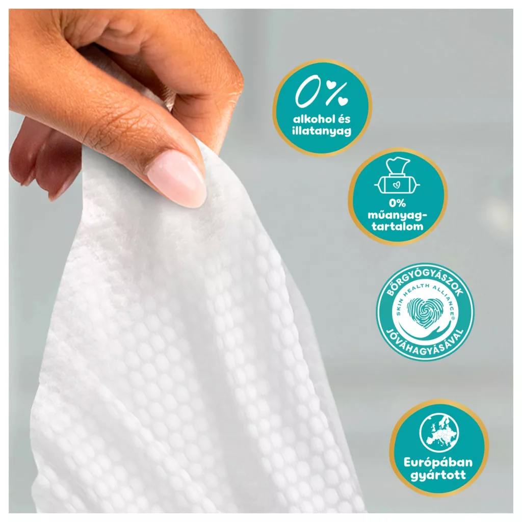Pampers Aqua Soft Touch nedves törlőkendő 9x48 db