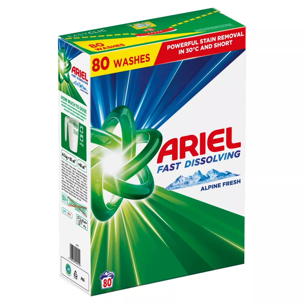 Ariel mosópor, Mountain Spring 4,4 kg (80 mosás)