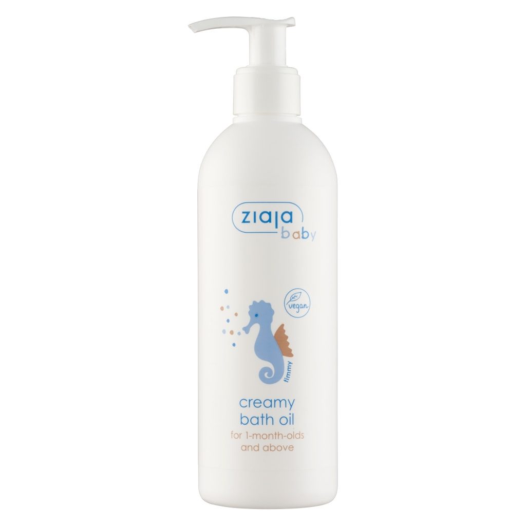 ZIAJA Baba krémes fürdető olaj, 1 hónapos kortól (300 ml)