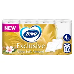   Zewa Exclusive Ultra Soft Almond toalettpapír 4 rétegű (16 tekercs)