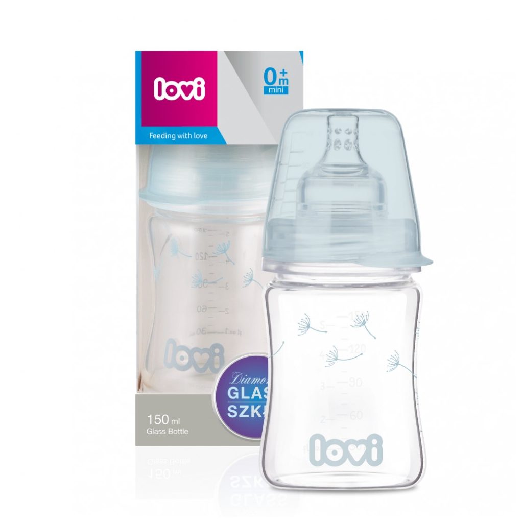 LOVI üveg cumisüveg Botanic, 150 ml (0 hó+)