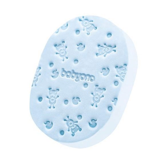 BabyOno puha babafürdető szivacs (kék)