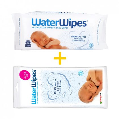 Zoli kivezette - WaterWipes természetes baba törlőkendő 60 + 28 db